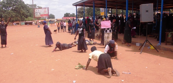 South Sudan Women from different denominations in Yei cry for peace during the prayer and fasting for peace and reconciliation in Yei on July 25 2015